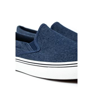 LINIX Farmerkék Vászon Férfi Slip-On 