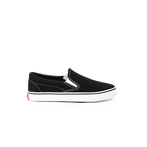 LINIX Fekete Vászon Férfi Slip-On 