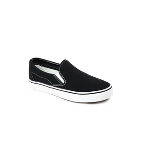 LINIX Fekete Vászon Férfi Slip-On 