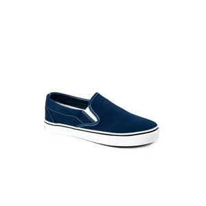 LINIX Sötétkék Vászon Férfi Slip-On 