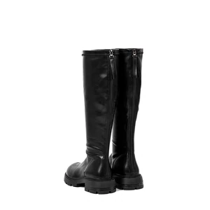 Seastar Fekete Magasszárú Cipzáras Csizma