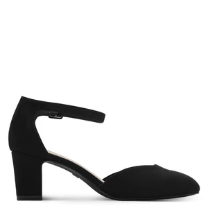 Tamaris Fekete Magassarkú Szandál