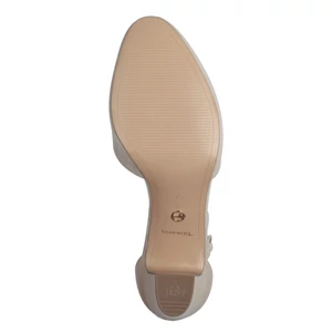 Tamaris Bézs Magassarkú Szandál