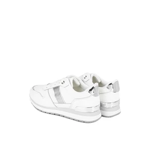 Fehér Műbőr Fűzős Sneaker