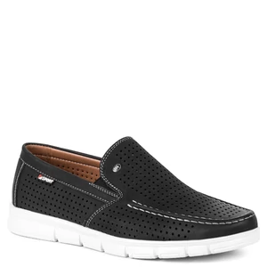 Fekete Lyukacsos Férfi Félcipő