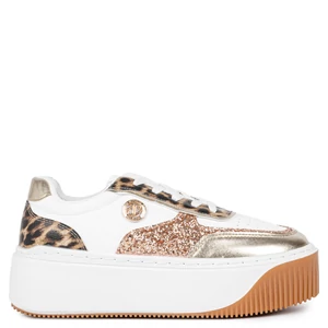 Seastar Fehér-Leopárd Mintás Platformos Női Sneaker