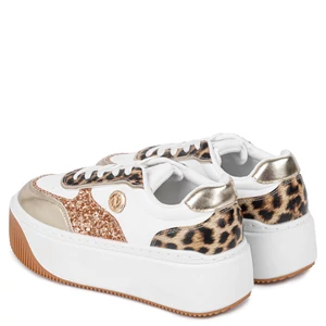 Seastar Fehér-Leopárd Mintás Platformos Női Sneaker