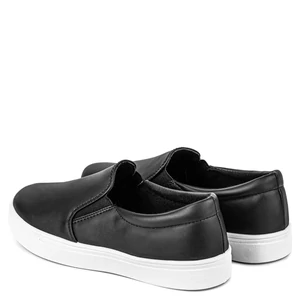 Yolera Fekete-Fehér Női Műbőr Slip-on