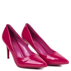 Elegáns Pink Lakkozott Női Magassarkú Cipő