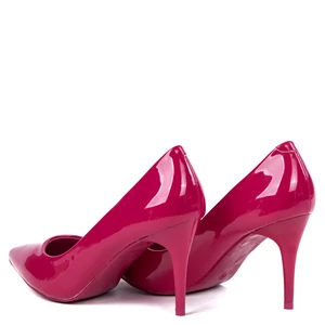 Elegáns Pink Lakkozott Női Magassarkú Cipő