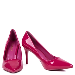 Elegáns Pink Lakkozott Női Magassarkú Cipő