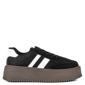 Fekete Platformos Női Sneaker