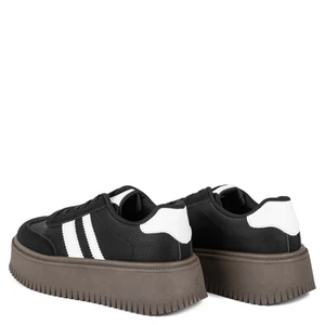 Fekete Platformos Női Sneaker