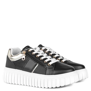 Fekete Platformos Női Sneaker