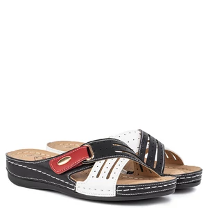 Fekete-Fehér Női Gyógypapucs