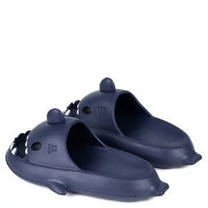 Sötétkék Cápa Alakú Női Papucs