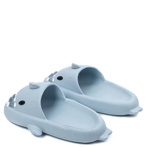 Világoskék Cápa Alakú Női Papucs