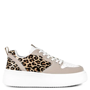 Leopárd Mintás Platformos Sneaker