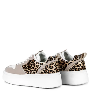 Leopárd Mintás Platformos Sneaker
