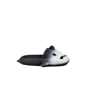 Fekete-Szürke Férfi Cápa Alakú Papucs