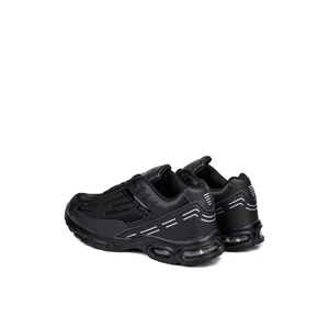 Fekete Férfi Utcai Sneaker