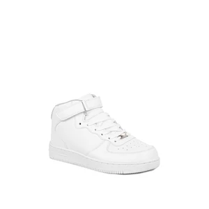 Yesmile Fehér Magasszárú Férfi Műbőr Sneaker