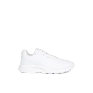 Fehér Műbőr Férfi Sneaker