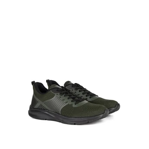 Sötétzöld Fűzős Férfi Sneaker