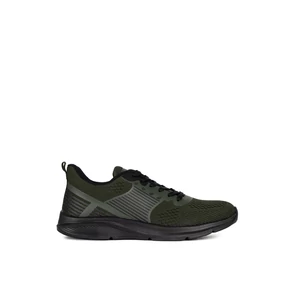 Sötétzöld Fűzős Férfi Sneaker