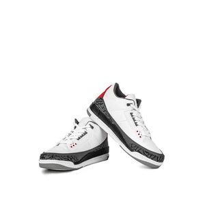 Fehér-Szürke Férfi Műbőr Sneaker