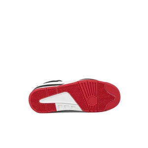 Fehér-Piros Férfi Műbőr Sneaker