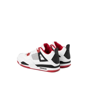 Fehér-Piros Férfi Műbőr Sneaker