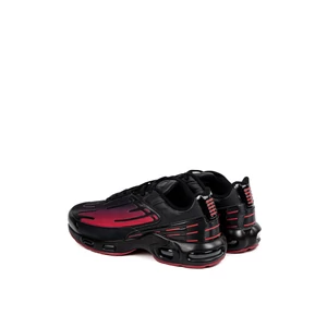 Fekete-Piros Férfi Utcai Sneaker