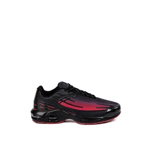 Fekete-Piros Férfi Utcai Sneaker