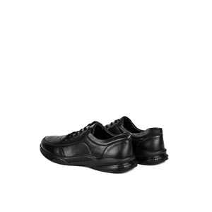 Lemax Fekete Férfi Fűzős Műbőr Sneaker