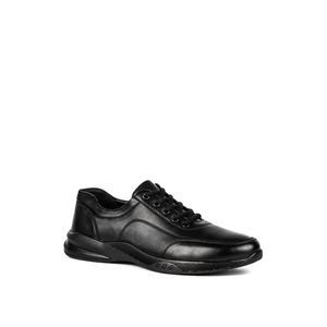 Lemax Fekete Férfi Fűzős Műbőr Sneaker