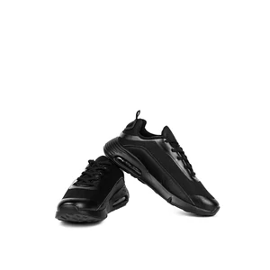 Fekete Férfi Fűzős Sneaker