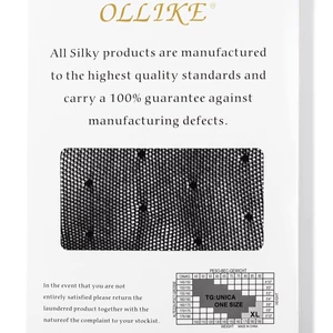 Ollike Fekete Csipkés Necc Combfix