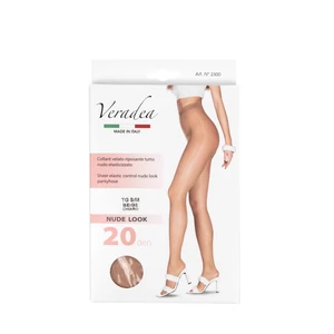 Control Top 20 Den Bézs Harisnyanadrág S-M