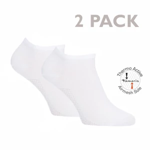 Tamaris Fehér Bambusz 2 db-os Zokni Szett