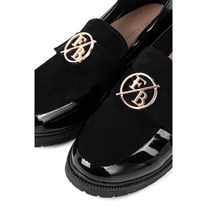 City Kiddy Fekete Elegáns Loafer