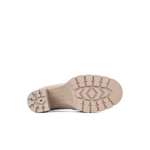 Bosido Bézs Női Magassarkú Loafer