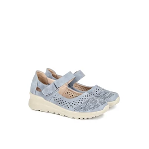 Világoskék Divatos Mintás Női Gyógyszandál