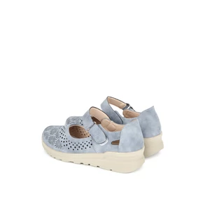 Világoskék Divatos Mintás Női Gyógyszandál