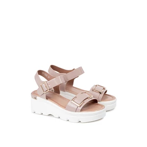Weide Nude Női Lakkozott Platform Szandál