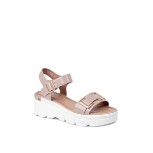 Weide Nude Női Lakkozott Platform Szandál