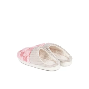 Rózsaszín-Fehér Kockás Szőrmés Mamusz