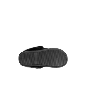 Yesmile Fekete-Fehér Vastagon Bélelt Puha és Meleg Papucs