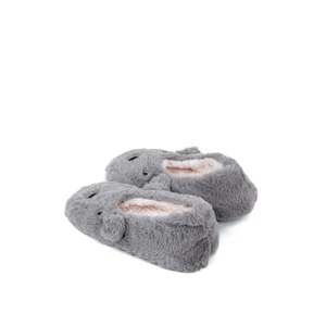 Ollike Szürke Maci Alakú Puha Női Mamusz