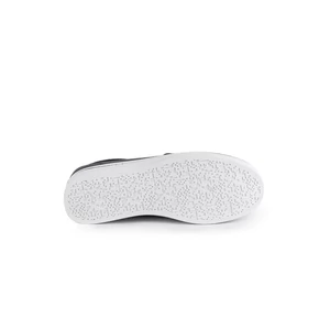 Fekete Műbőr Rejtett Magassarkú Slip-On